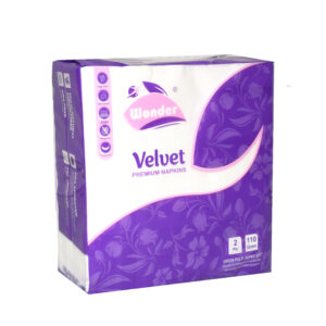Velvet paper tissues