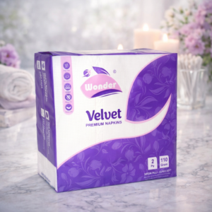 Velvet paper tissues
