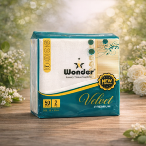 velvet border tissue paper