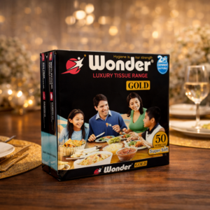 Gold tissue paper napkins